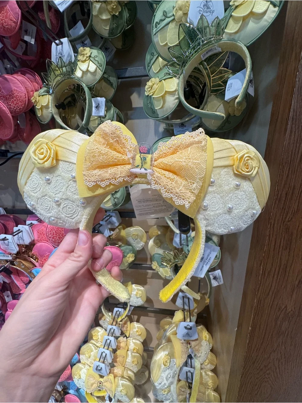Disney Parks Beauty and the Beast Belle Ears NWT